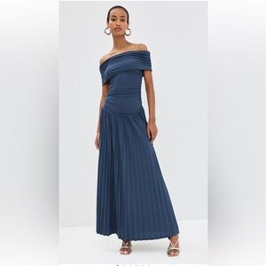 Field of Dreams Off-Shoulder Maxi Dress